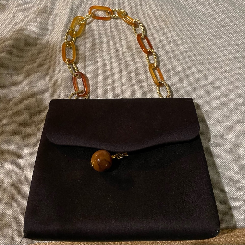 Vintage Sak’s Fifth Avenue Satin Handbag